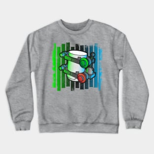 Minikit Green vs Blue Crewneck Sweatshirt